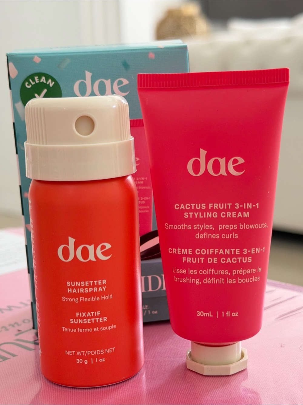 Dae Cactus Fruit 3-in-1 Styling Cream & Sunsetter Hairspray
